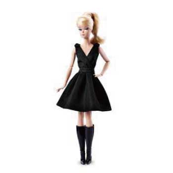 ファッションモデル コレクション クラシック ブラックドレス 中　画像