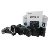 キヤノン（Canon） EOS M レンズ EF-M 22mm 1:2 / 18-55mm 1:3.5-5.6 取扱説明書 元箱付き 中古品 画像