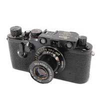 ライカ（Leica） IIIf 3fブラックペイントDRP Ernst Leitz Wetzlar GmbHライツElmar 5cmF3.5 中古品
