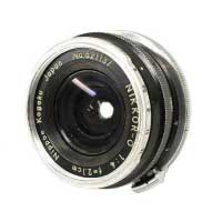 Nikon ニコン Nikkor-O F4 21mm 超広角 レンズ Fマウント  ケース キャップ レンズフィルター付　画像