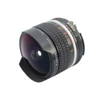 Nikon Fisheye-NIKKOR Ai 16mm F2.8 フィッシュアイ 対角魚眼MFレンズ　画像