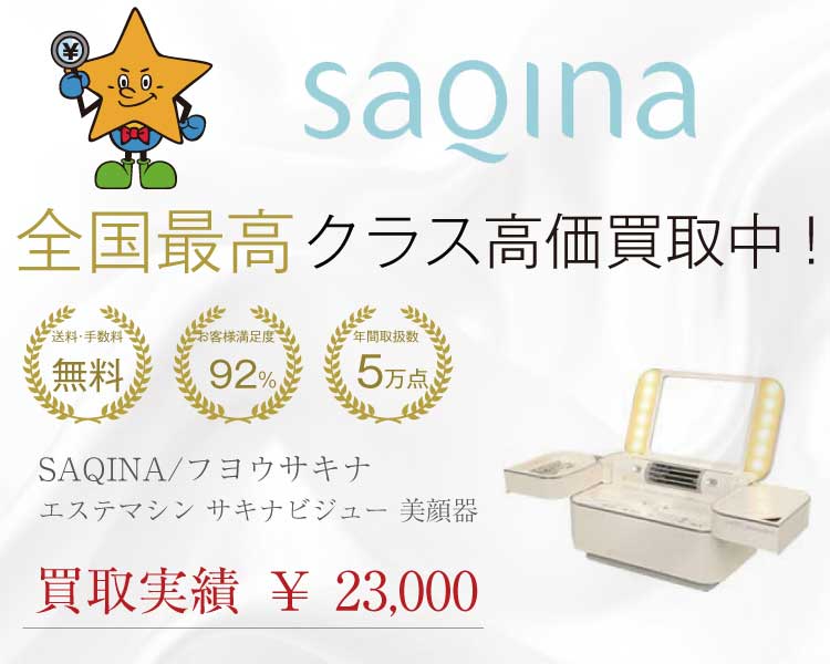 半額以下！ 新品 SAQINA（サキナ）エステマシン (ビジュー)美顔器 